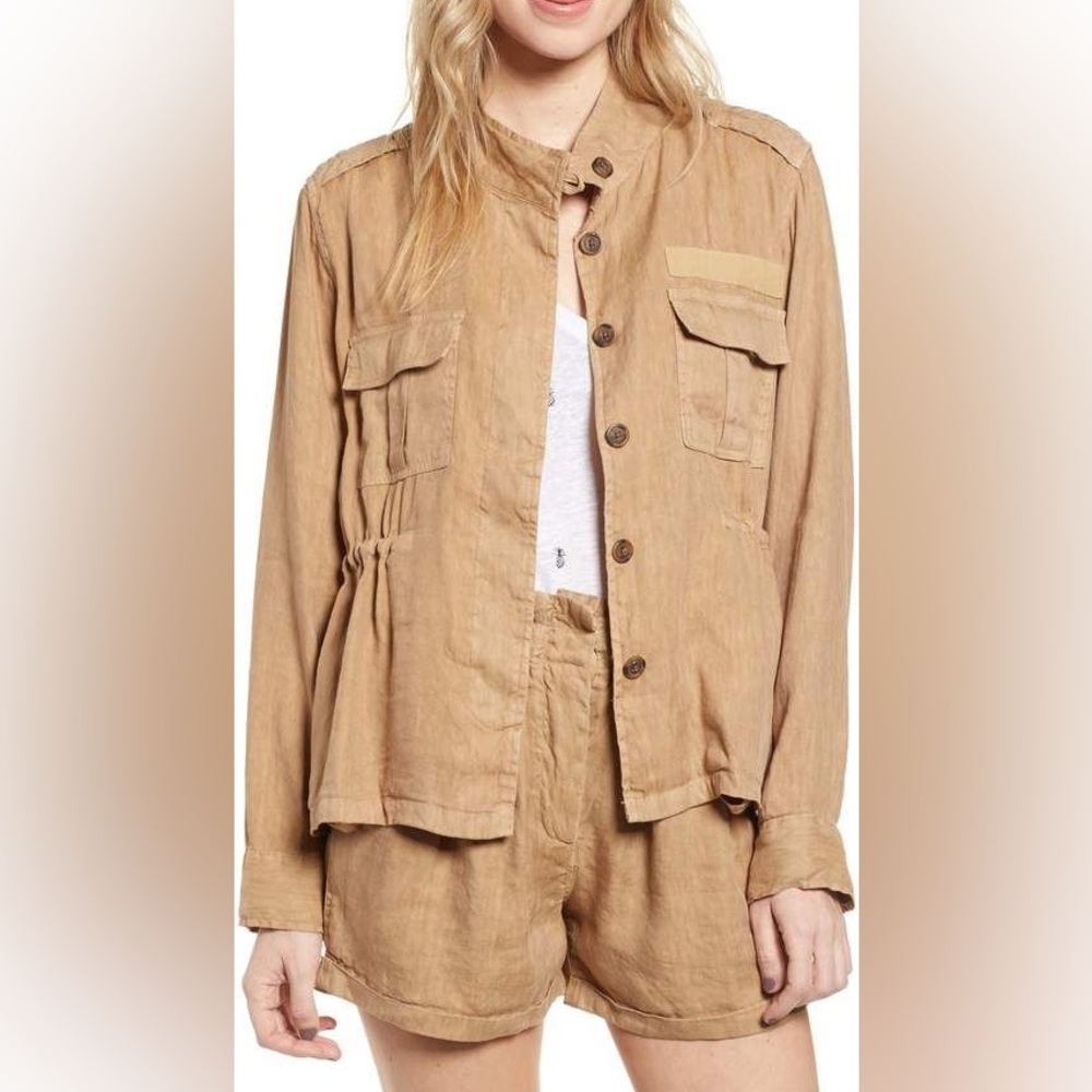 RAILS Sahara Utility Jacket Linen Blend
